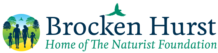 Brocken Hurst Home of the Naturist Foundation logo transparent background